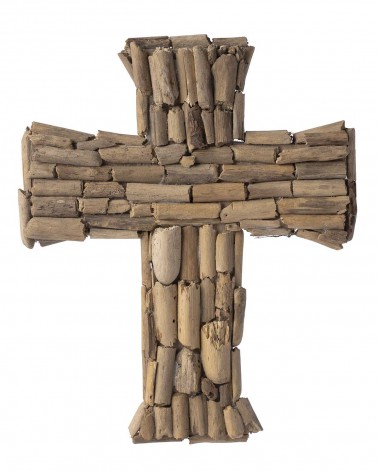 Croix en bois flotté